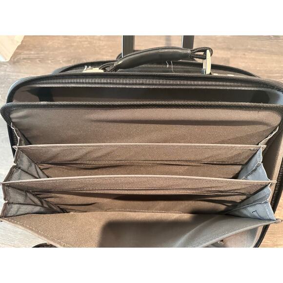 Samsonite. Zip Away Ballistic Rolling Notebook Case, 13" x 17.25" x 7.5", Black - Picture 7 of 9
